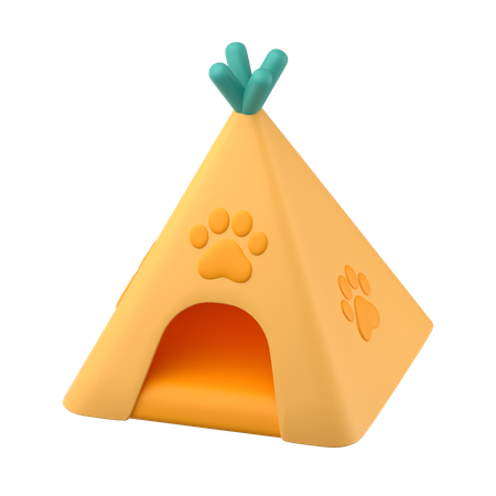 Maison pour chat  3D Icon
