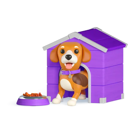 Maison pour chiots  3D Icon