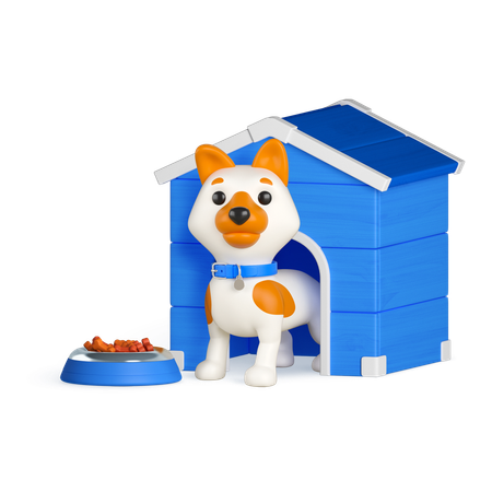 Maison pour chiots  3D Icon