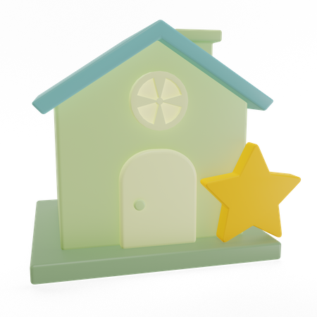 Maison préférée  3D Icon