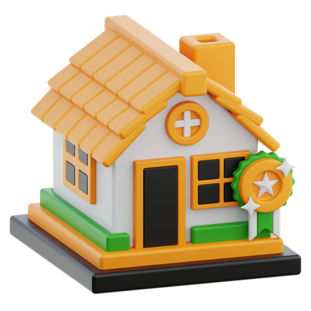 Qualité de la maison  3D Icon