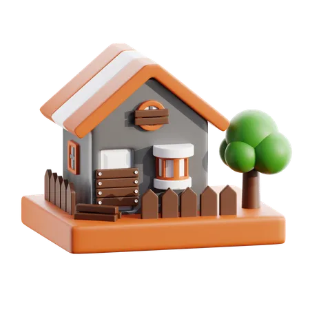 Rénovation de maison  3D Icon