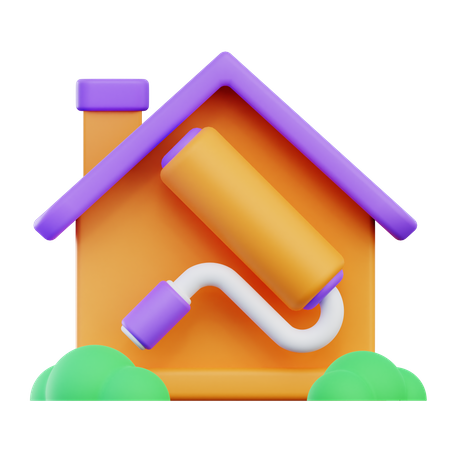 Rénovation domiciliaire  3D Icon