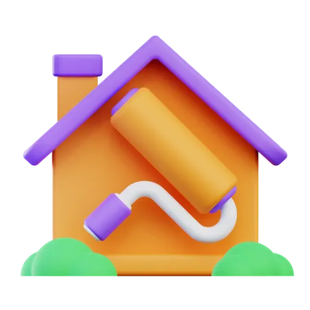Rénovation domiciliaire  3D Icon