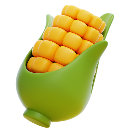 Maíz  3D Icon