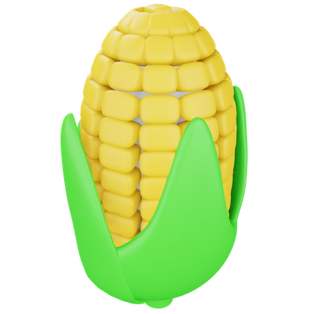 Maíz  3D Icon