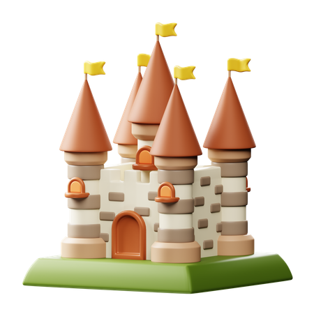 Majestic Castle  3D Icon