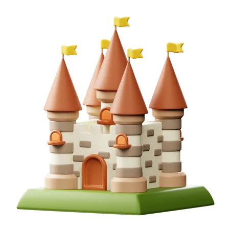 Majestic Castle  3D Icon