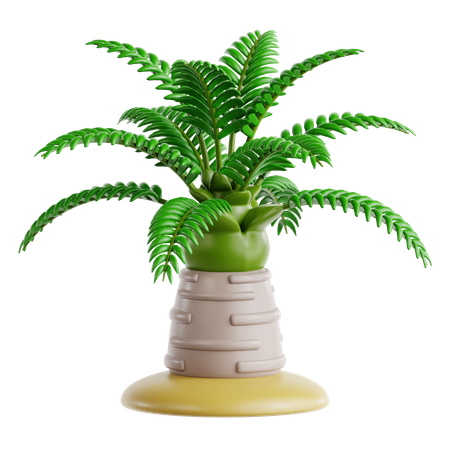 Majesty Palm  3D Icon