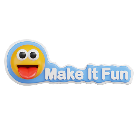 Make It Fun  3D Icon