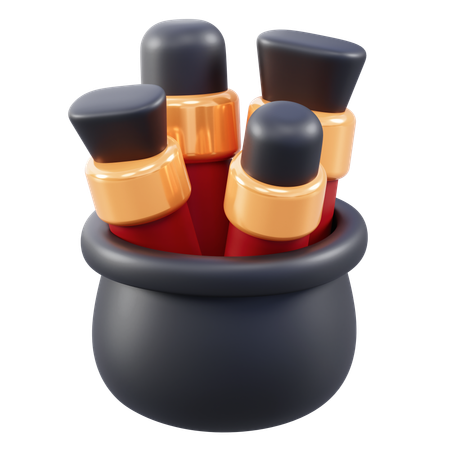 Make Up Brush  3D Icon