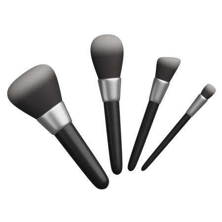 Make Up Brush Set  3D Icon