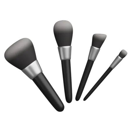 Make Up Brush Set  3D Icon