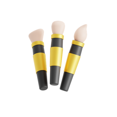 Make Up Brushes  3D Icon