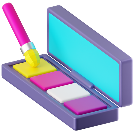 Make-up-Palette  3D Icon
