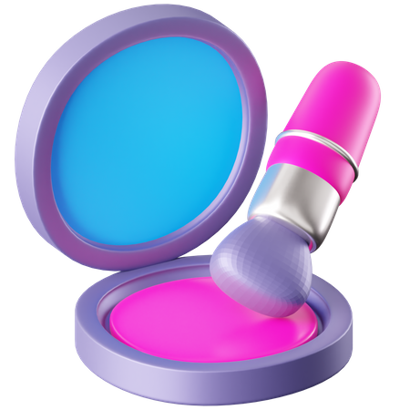 Make-up Pinsel  3D Icon