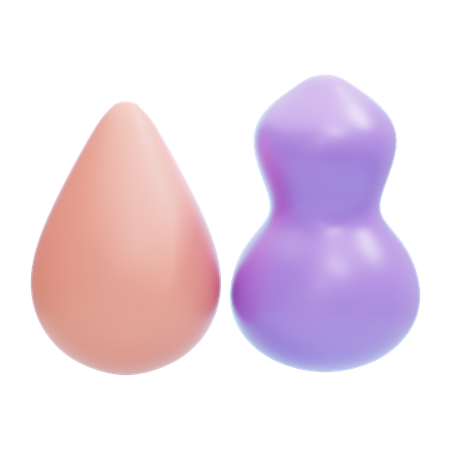 MAKE UP SPONGE  3D Icon