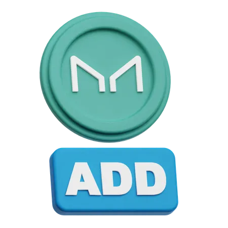Maker Add  3D Icon