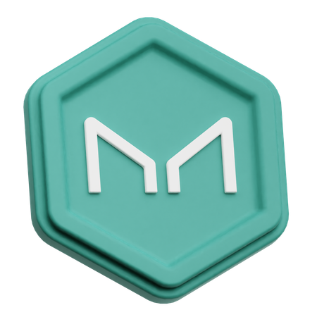 Maker Coin  3D Icon