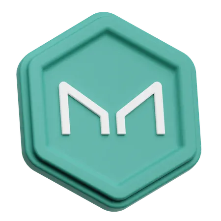 Maker Coin  3D Icon