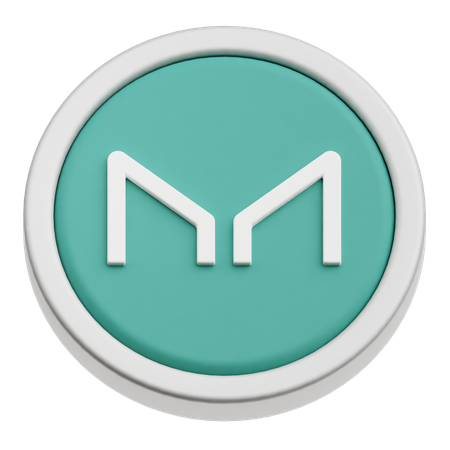 Maker Coin  3D Icon