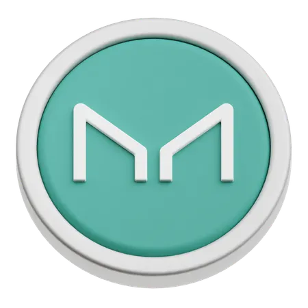 Maker Coin  3D Icon