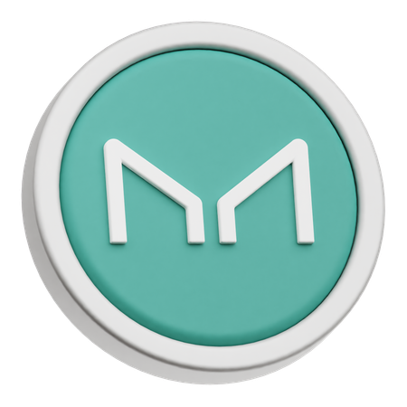 Maker Coin  3D Icon