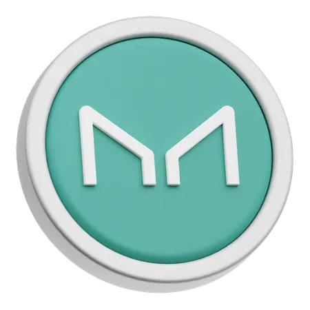 Maker Coin  3D Icon
