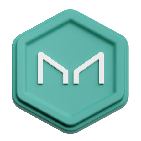 Maker Coin  3D Icon