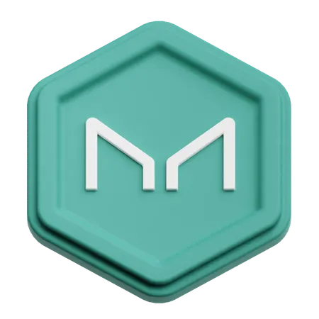 Maker Coin  3D Icon