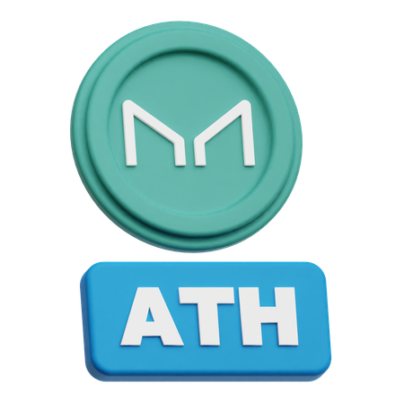 Maker Coin ATH  3D Icon