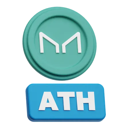 Maker Coin ATH  3D Icon