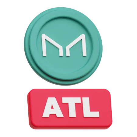 Maker Coin ATL  3D Icon