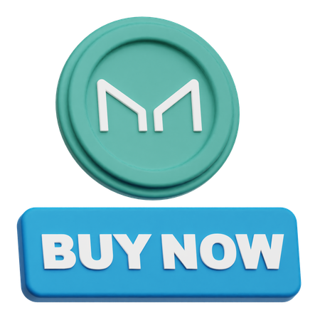 Maker Coin buy now  3D Icon