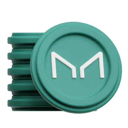 Maker Coin Coins  3D Icon