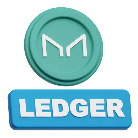 Maker Coin ledger  3D Icon