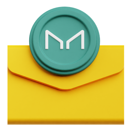 Hersteller-Münzmail  3D Icon