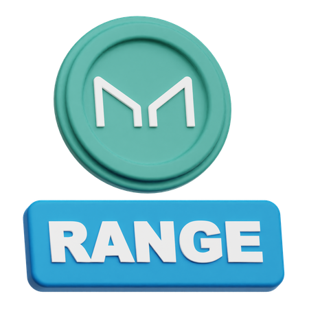 Maker Coin range  3D Icon