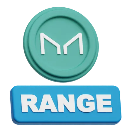 Maker Coin range  3D Icon