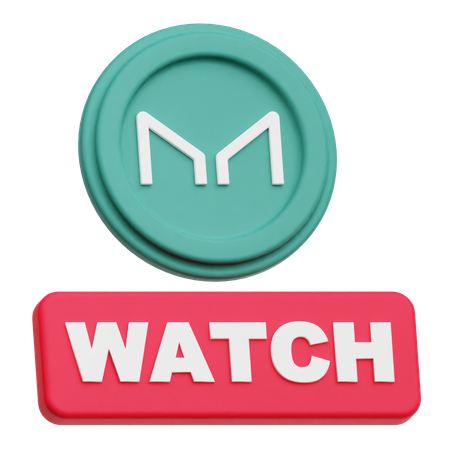 Maker Coin watch  3D Icon
