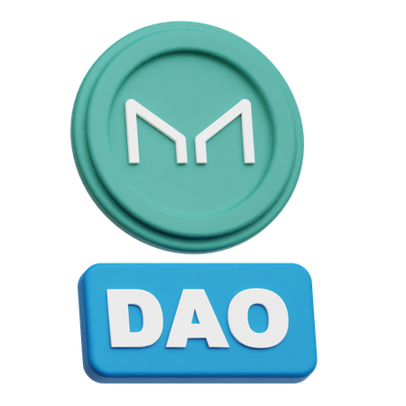 Maker Dao  3D Icon