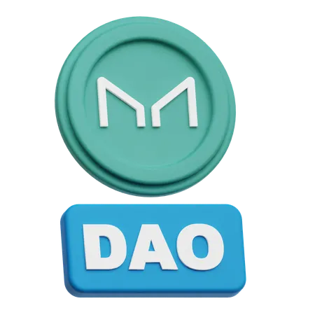 Maker Dao  3D Icon