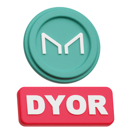 Maker Dyor  3D Icon