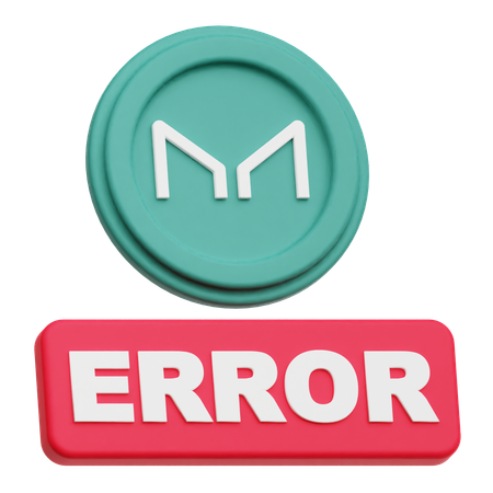 Maker Error  3D Icon