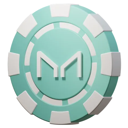 Maker (MKR) Chip  3D Icon