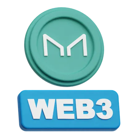 Maker Web 3  3D Icon