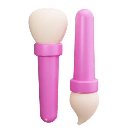 Makeup Brush  3D Icon