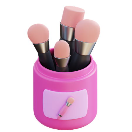 Makeup Brush  3D Icon