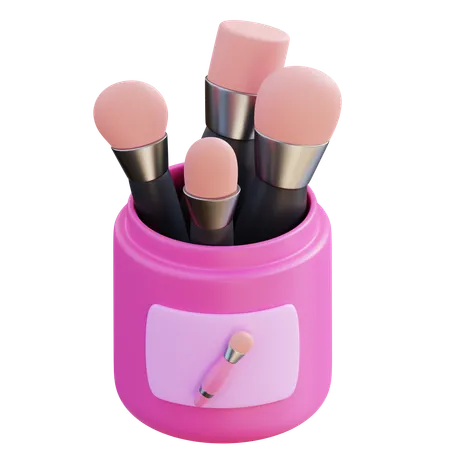 Makeup Brush  3D Icon