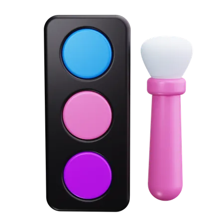 Makeup Brush  3D Icon